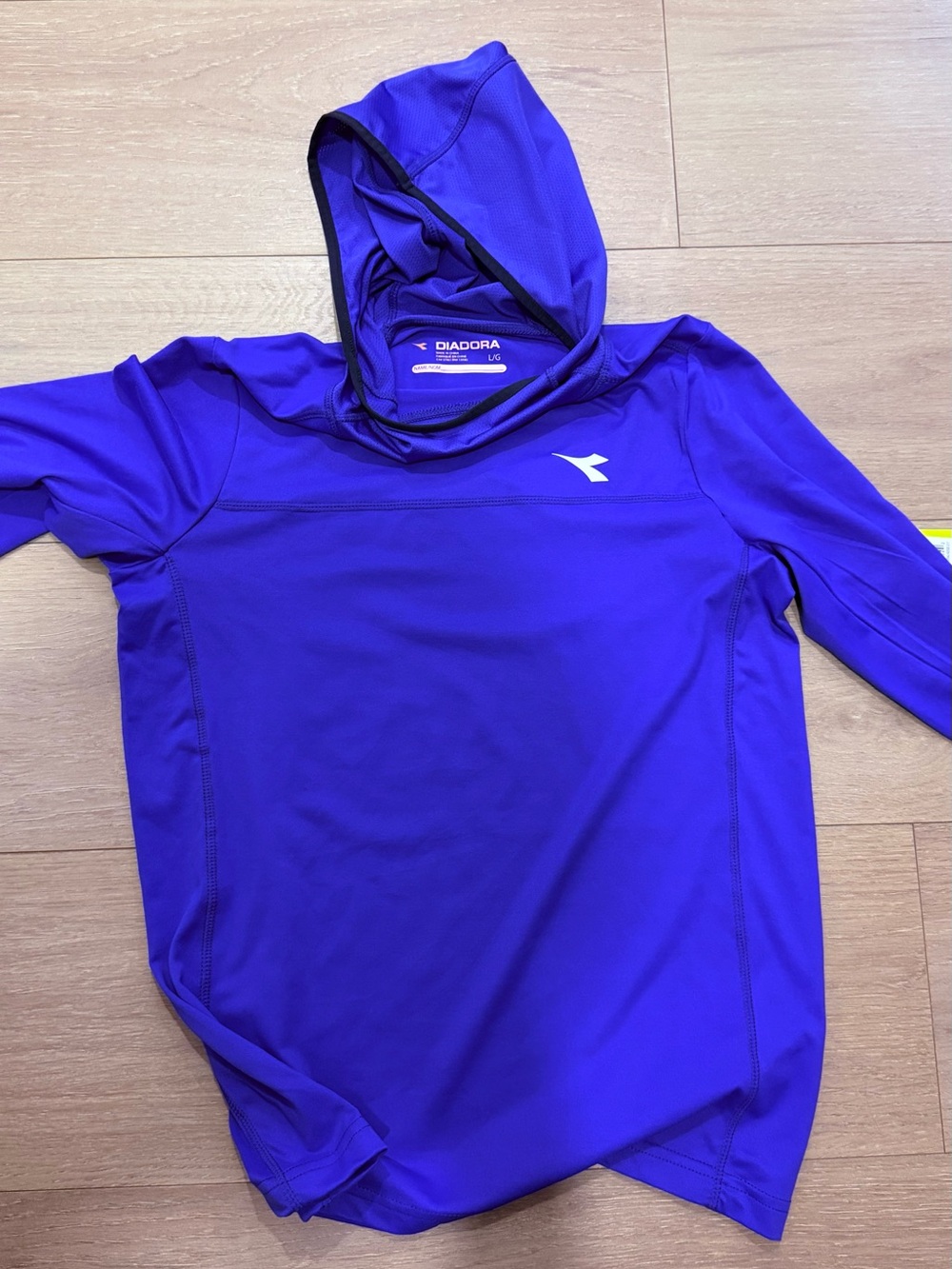 Diadora Kids Purple Hooded One-Piece Top
